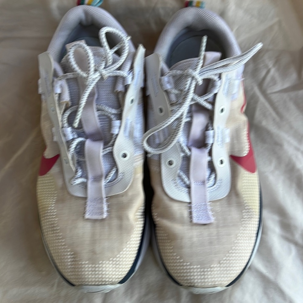 Nike W Air Max 2021 White Gypsy Rose Pink Navy Blue Shoes DC9478-100 Women's 9.5